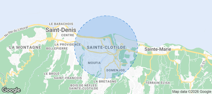 Sainte-Clotilde Airbnb map